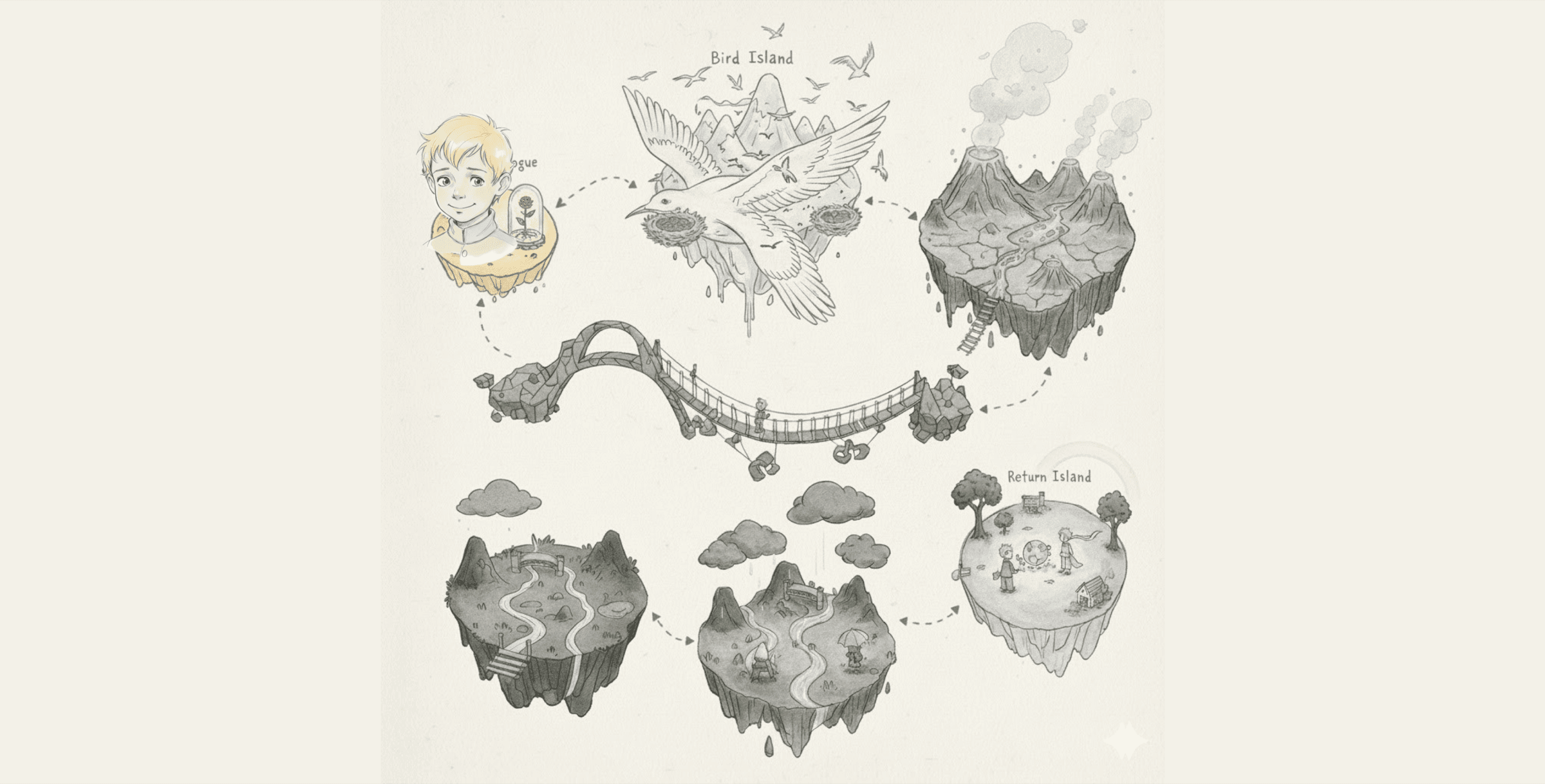 Six-stage journey map